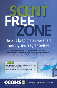 scent free zone 